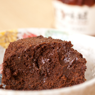 味醒软心巧克力熔岩蛋糕可可脂布朗尼微热爆浆美食凹蛋糕茶点甜点