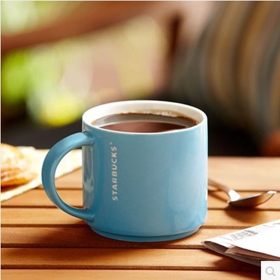 正品限量星巴克2014英文雕刻杯子创意马克杯陶瓷咖啡水杯茶杯包邮