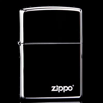 zippo旗舰店zoop打火机黑冰镜面150zlzippo专柜正品zippo