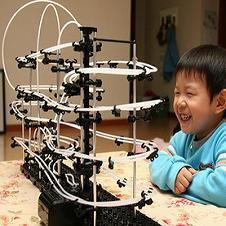 太空轨道云霄宵飞车2级儿童男孩成人礼物组装拼装益智力玩具礼品