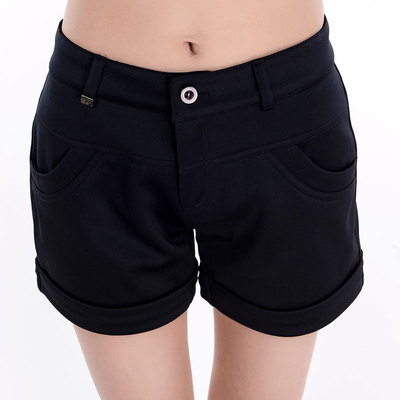 BeCool2015夏装新款女韩版纯色休闲裤大码三分裤百搭修身显瘦短裤