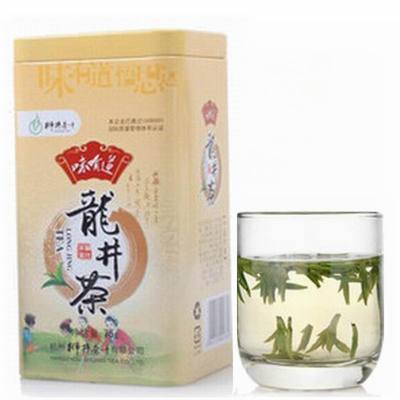 2015新茶 狮井 茶叶绿茶 精品头采西湖龙井茶75克/罐 产地直销
