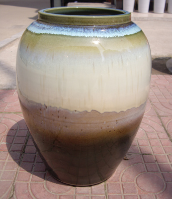 景德镇陶瓷器 窑变釉50斤米缸 泡菜坛 酒坛 家具花瓶摆设 大水缸