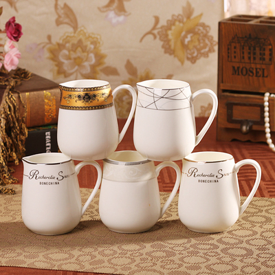 四福 欧式创意牛奶杯 骨瓷牛奶壶 奶缸 咖啡储奶罐 咖啡配套器具