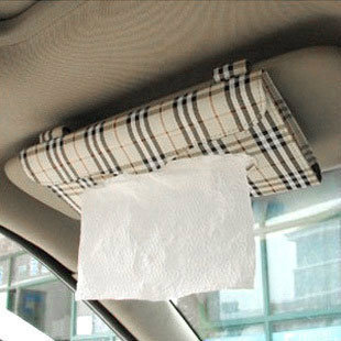 汽车遮阳板纸巾盒套车用吸顶式餐巾纸盒吸顶车内挂式抽纸盒带抽纸