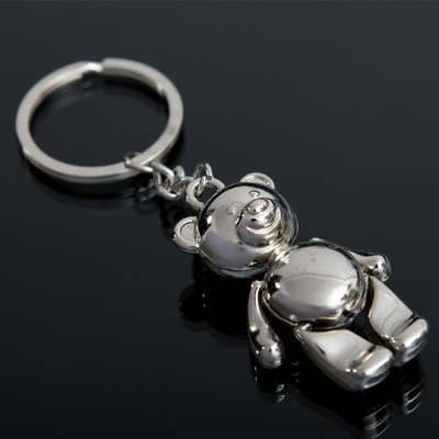 情侣小熊钥匙扣 圣诞汽车钥匙链 圈 韩国 创意礼物 男士女士可爱