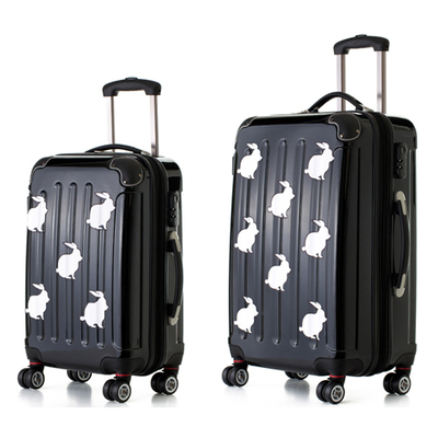 韩国首尔ogram ABS+PC兔子图案旅行箱拉杆箱行李包箱正品箱包20寸