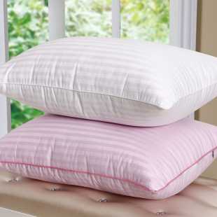 简静 床上用品 特价全棉多孔枕酒店专用枕头助睡眠保健单人枕头