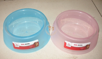 宠物猫狗食盆中恒优质塑料圆形单犬盆防滑猫狗碗 高密度耐摔