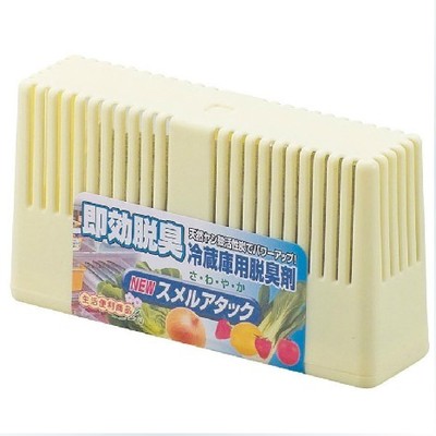 日本进口冰箱除味剂除臭剂冷藏室消臭吸味剂天然活性炭防串味杀菌