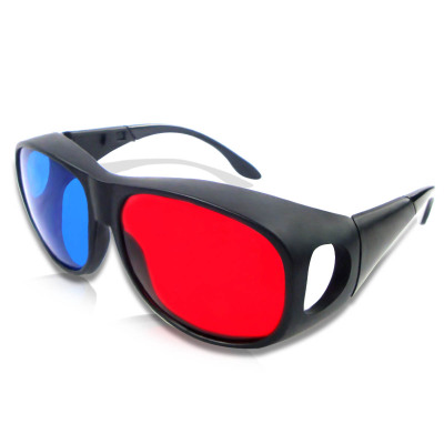 高清红蓝3d眼镜普通电脑专用3D眼镜 暴风影音三D立体电影电视通用