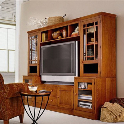 美式实木家具  美式家具电视柜 格调木坊美式家具 比邻乡村 家具