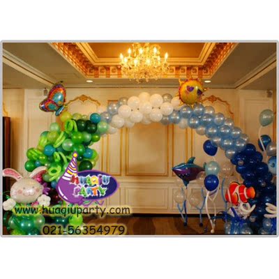 【满月酒装饰】百日宴气球装饰 一岁生日装饰 十岁生日装饰气球