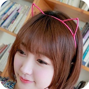 韩国饰品可爱耳朵简约发箍头饰小恶魔猫头箍细发卡头花发饰发带