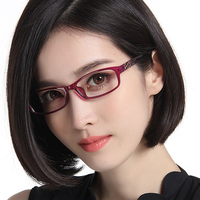 眼镜框近视女款大脸近视眼镜女超轻tr90近视眼镜框眼睛架优雅变色