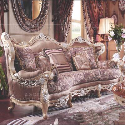 欧美式家具 美式奢华沙发套装 高级沙发 布艺沙发 别墅豪华沙发