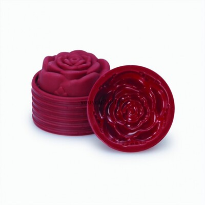 欧洲　R家　玫瑰花布丁硅胶模具 蛋糕模具　蛋糕杯　玛芬杯