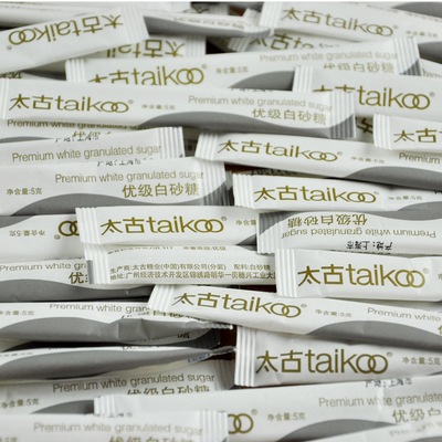 Taikoo/太古纯正白砂糖 白糖包 条糖 咖啡调糖伴侣 5gX100条