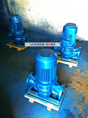 380V正品ISG25-125上海品牌立式管道离心泵循环泵增压泵0.75kw