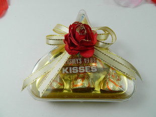 好时Kisses巧克力 婚庆创意喜糖水滴盒装 散装6粒 今日促销
