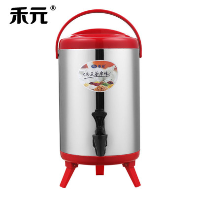 禾元10L不锈钢商用保温桶 10升奶茶桶豆浆桶果汁桶 保温保冷 特价