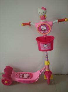 出口韩国日本 Hello Kitty/凯蒂猫 滑板车 儿童三轮车