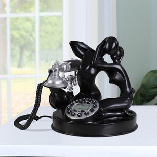 来电显示座机艺术装饰家用现代简约情侣电话机婚房创意电话机坐机