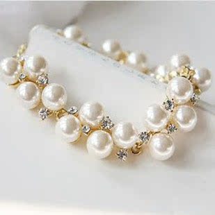 fashion pearl bracelet hand rings for women lady 时尚手链