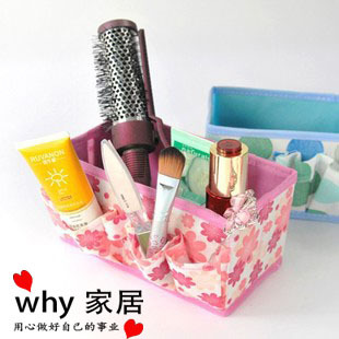 特价体验韩版多用途化妆品收纳盒/化妆品盒无纺布化妆盒