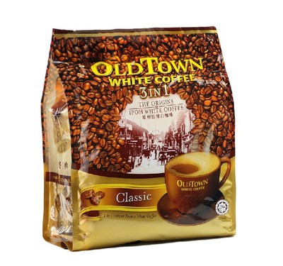 马来西亚进口旧街场白咖啡3合1速溶经典原味480g 40gX12条