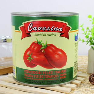 意大利原装进口 嘉氏意大利去皮番茄2.55kg装 西餐罐头即食