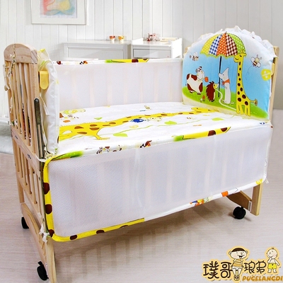 多省包邮 璞哥琅弟婴儿床 无油漆可变书桌儿童床实木宝宝床送蚊帐