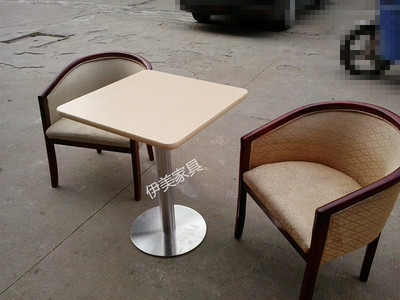 时尚咖啡厅桌椅组合 奶茶甜品店桌椅 西餐厅桌椅 自助餐厅桌椅