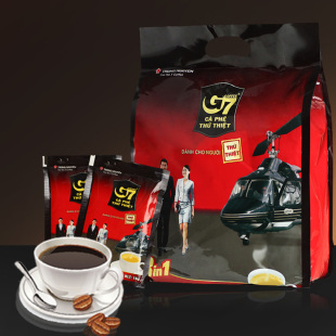 越南进口正品中原G7咖啡800克(16克X50包)三合一速溶咖啡包邮