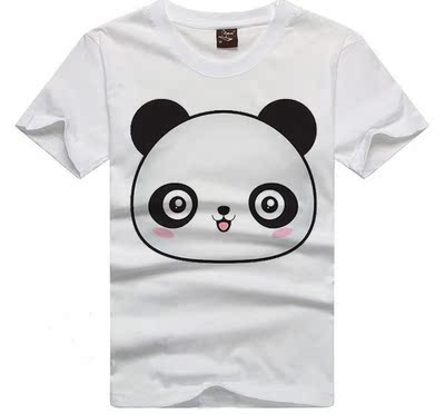 爱情公寓3曾小贤 曾老师 熊猫同款短袖t恤同款衣服3白色