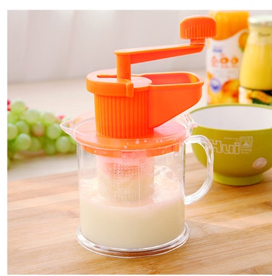 包邮儿童宝宝迷你小型手动榨汁机婴儿手摇榨汁器豆浆机可榨姜汁蒜
