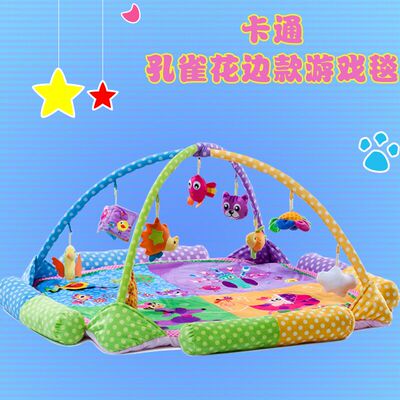 39曲婴儿游戏毯游戏垫爬行毯游戏垫健身架带音乐新生儿宝宝爬行垫