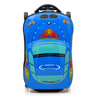 新款17寸PC汽车儿童拉杆箱  学生旅游旅行拉杆包出门小朋友旅行箱