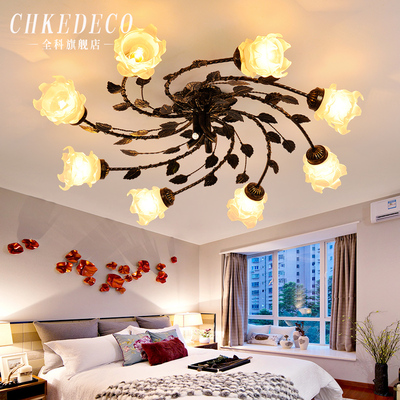 客厅灯卧室温馨创意个性艺术设计师欧式地中海美式吸顶灯波西米亚