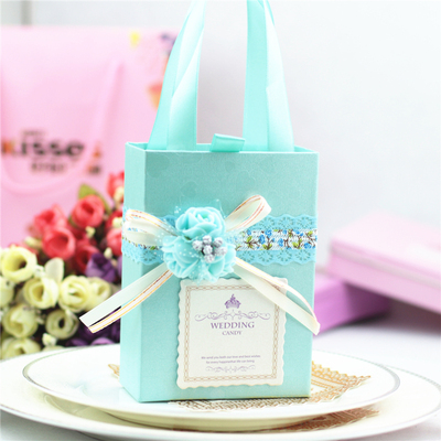 2015新品婚礼糖盒大号喜糖盒子 创意定制韩式结婚手提抽屉式纸盒