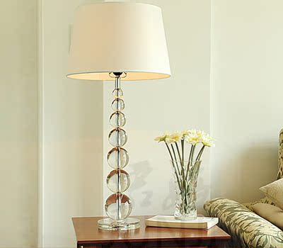 简约水晶台灯 卧室床头灯 现代创意时尚奢华欧式K9水晶台灯装饰灯
