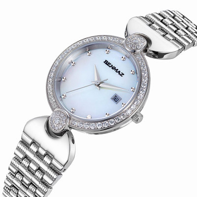 正品超薄女士手表 精钢经典简约商务休闲防水时尚石英表钢带腕表
