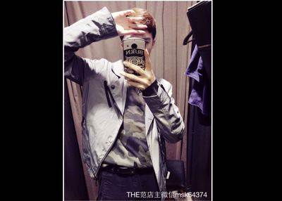 欧美时尚日系港风拉链风衣2016新款高品质男外套店主自留款超值
