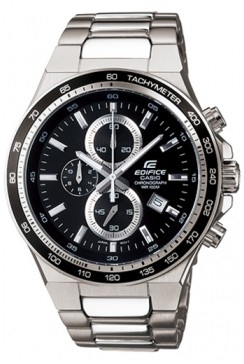 正品卡西欧（CASIO）手表 石英指针钢表带男表EF-546D-1A1V