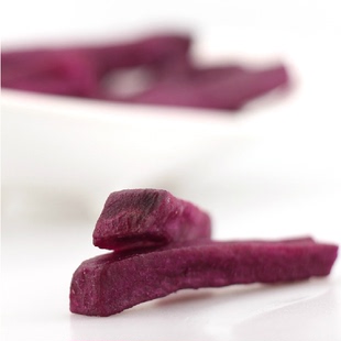 连城紫薯条地瓜干 龙岩特产紫薯脆208gX2   零食好吃不胖老少皆宜