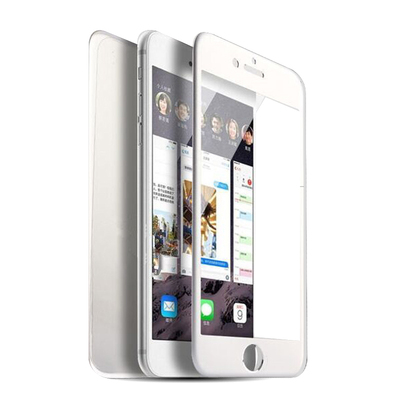 ikodoo iphone6s钢化膜 Plus 全覆盖贴膜 弧型高清 玻璃前后彩膜