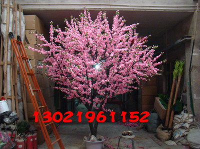 仿真桃花树许愿树 人造树 假桃树 大型桃花装饰植物仿真梅花树