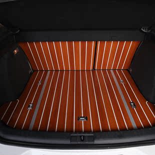 定制 99%车型可定制 奢华木质后备箱垫 汽车木饰尾箱垫 保证尺寸