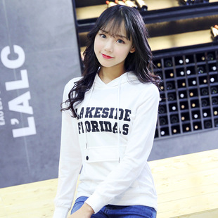 实拍2016秋装韩版女装套头卫衣大码长袖T恤学生上衣学院风