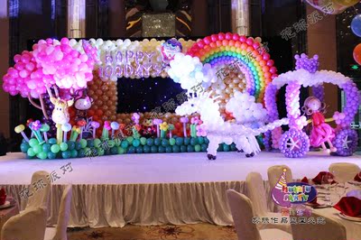 狮子座百日宴策划装饰服务百日宴生日宴寿宴气球装饰布置会场造型